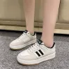 Giày Sneaker Nữ Họa Tiết In Nổi Phong Cách Đường Phố Hàn Quốc